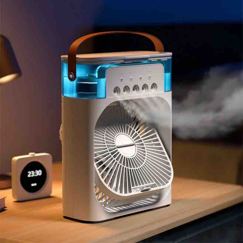 Ventilador Humidificador con Luces LED